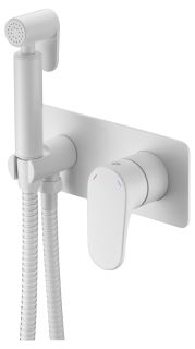 Гигиенический душ Boheme Spectre со смесителем белый 457-MW